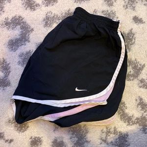 Nike Womens pink & black shorts